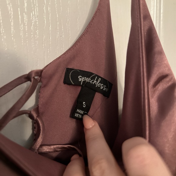 Speechless Mauve High Low Dress - Picture 2 of 4